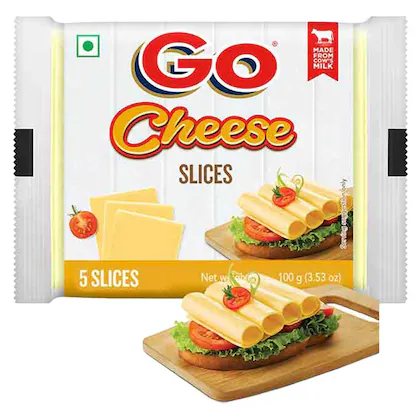 GO CHEESE SLICES 100G