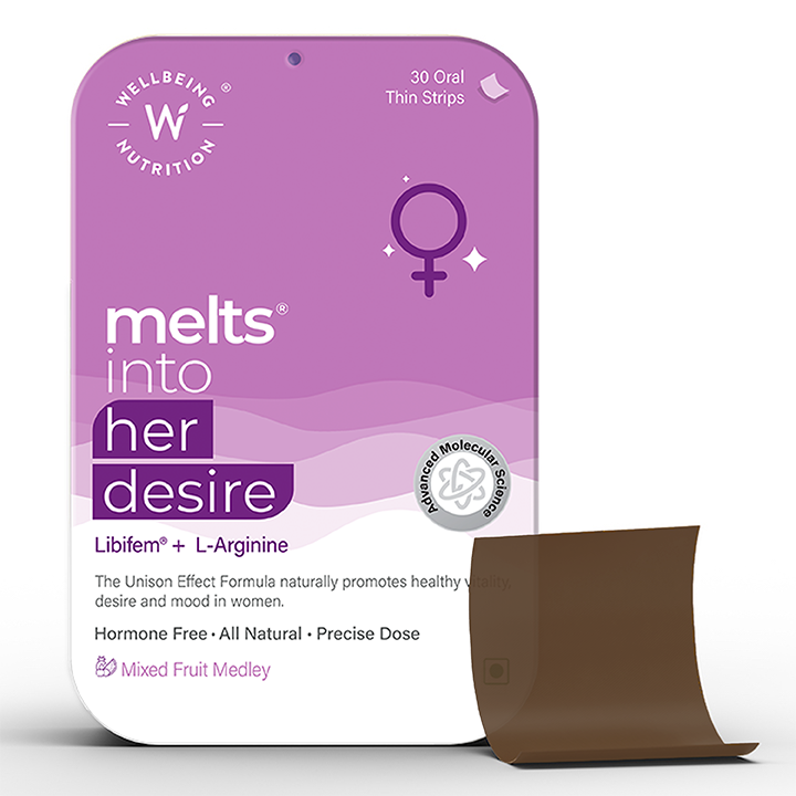 Wellbeing Nutrition Melts Into Her Desire Oral Strips (Mixed Fruit Medley)