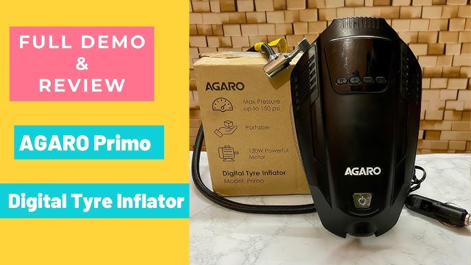 Agaro Primo Digital Tyre Inflator (120 W)