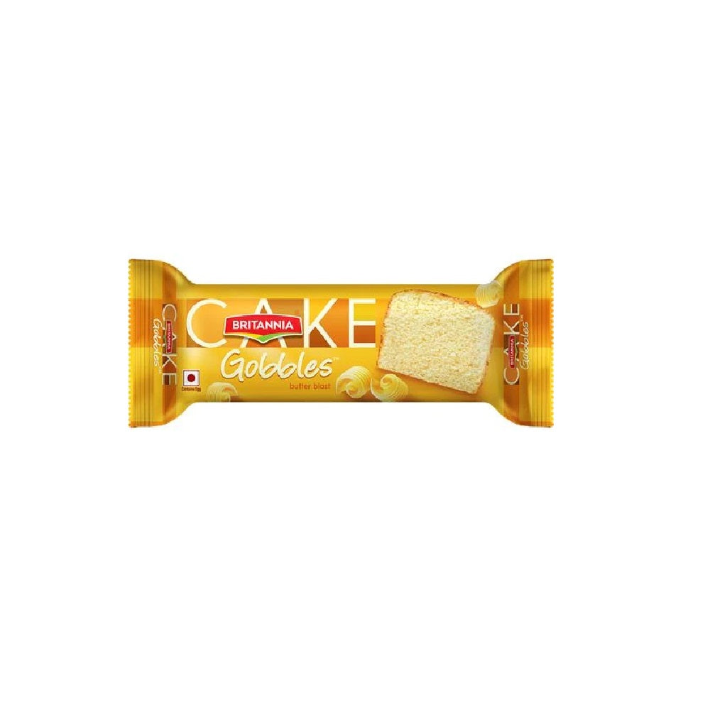 BRITANNIA CAKE GOBBLES BUTTER