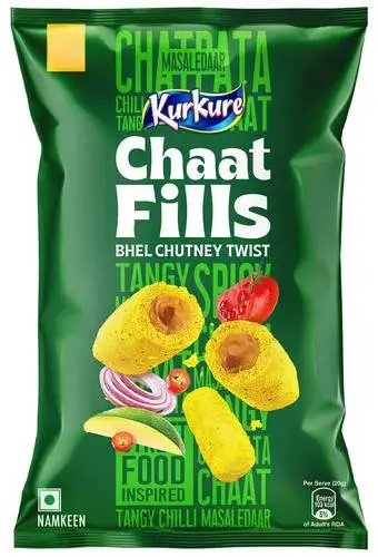 Kurkure Chaat Fills Crisps (Bhel Chutney Twist)