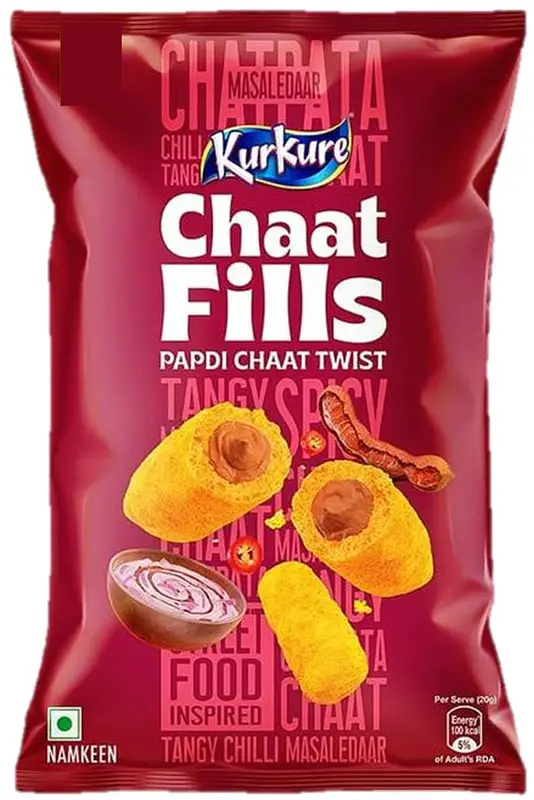 Kurkure Chaat Fills Crisps (Papdi Chaat Twist)