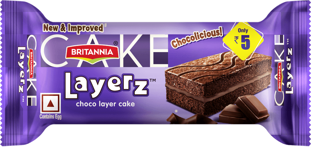 BRITANIA LAYERZ VEG CAKE 12G