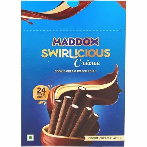 MADDOX SWIRLICIOUS CREME CHOCOLATE ROLLS 10G