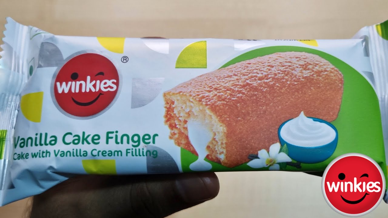 WINKIES VANILLA CAKE FINGER 33G