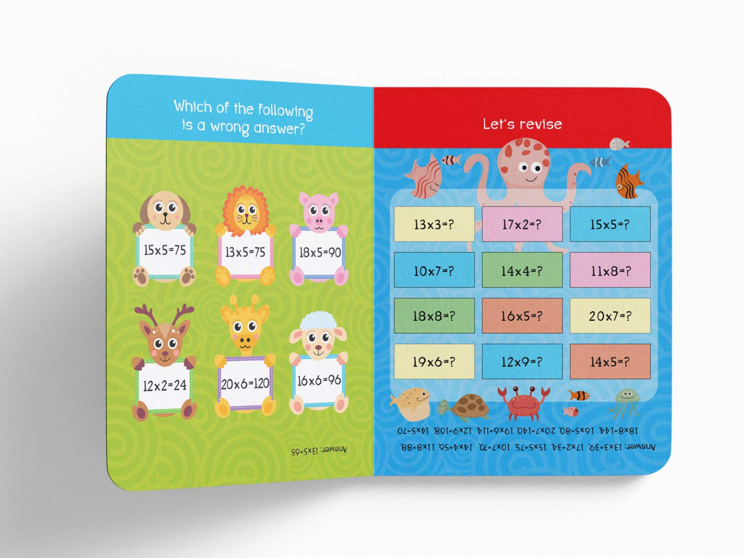 My First Padded Board Books Of Times Table