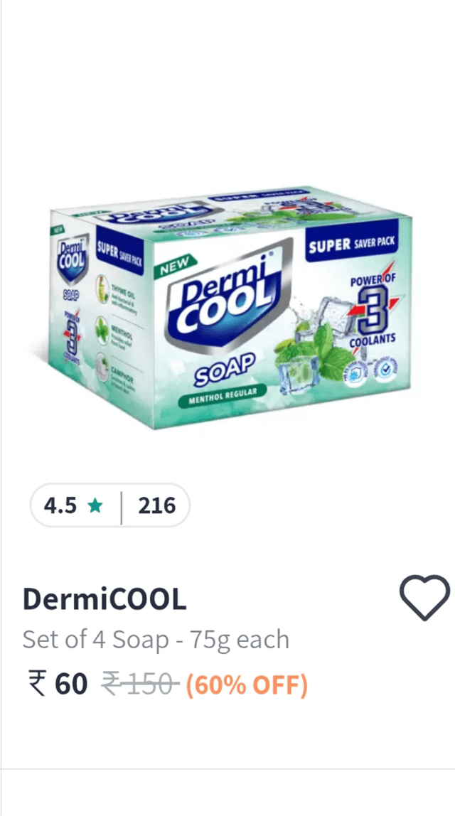 DERMI COOL SOAP MENTHOL 75G