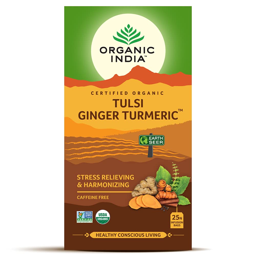 ORGANIC TULSI GINGER TURMERIC 25N