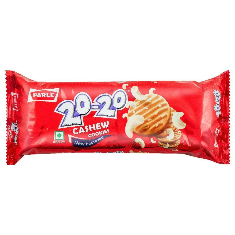 PARLE 20-20 CASHEW COOKIES 200G