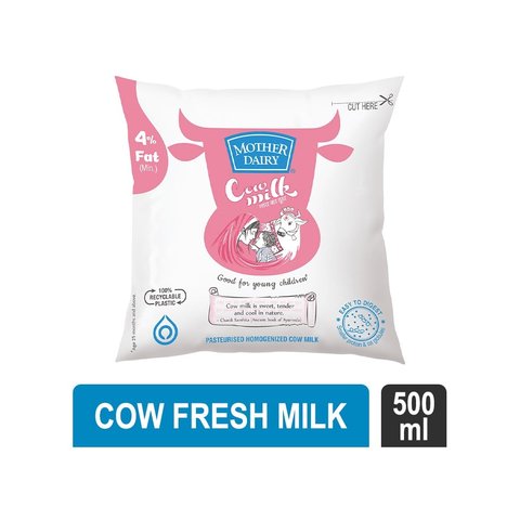 Mother Dairy Cow Fresh Milk