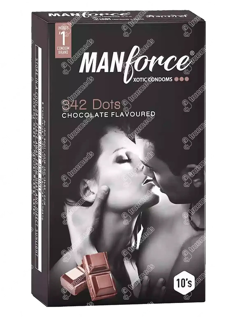 Manforce 3 in 1 Xotic Chocolate & Strawberry Flavoured Condom Combo