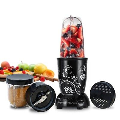 Wonderchef Nutri-Blend 400 W Blender Grinder Mixer (Black)