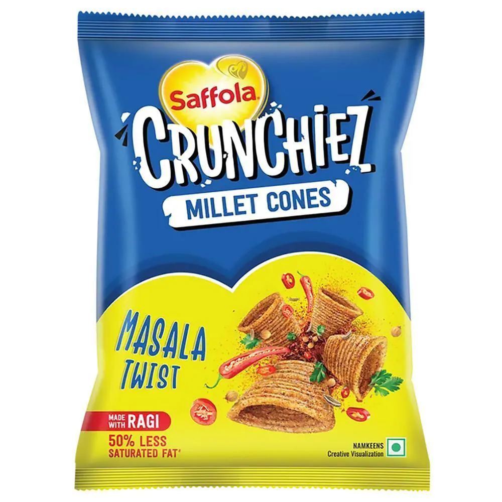 Saffola Munchiez Masala Twist Ragi Chips