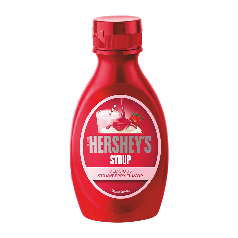 HERSHEY'S SYRUP STRAWBERRY 200G.