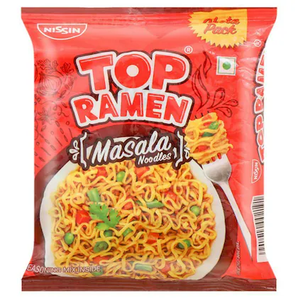 TOP RAMEN MASALA NOODLES 25G