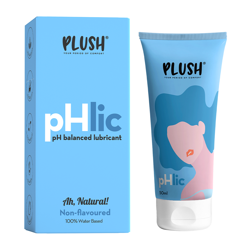 Plush Natural Flavoured Lubricant (for Men & Women) + Plush Love Glove Super Dotted Condom Combo