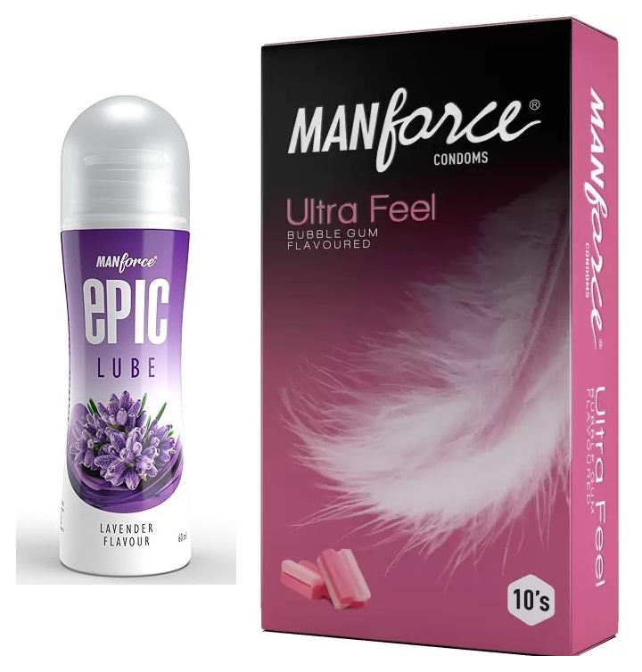 Manforce Ultra Feel Condom (Bubble Gum Flavour)