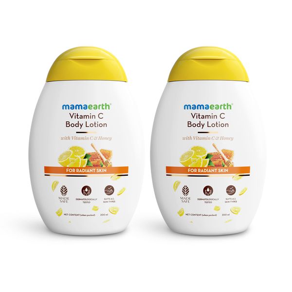 Mamaearth Vitamin C Body Lotion - Pack of 2
